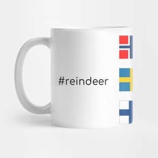 Reindeer in Scandinavia Mug